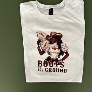 Boots On The Ground Dance T-Shirt NWOT